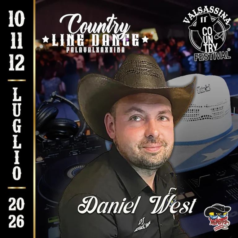Valsassina Country Festival 2026 Country Line Dance Daniel West
