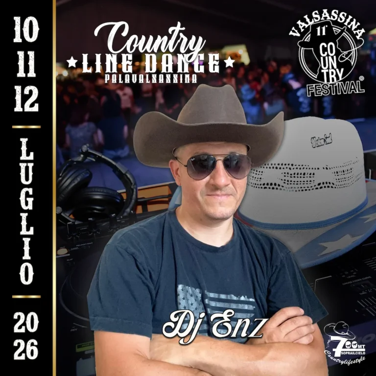 Valsassina Country Festival 2026 Country Line Dance Dj Enz