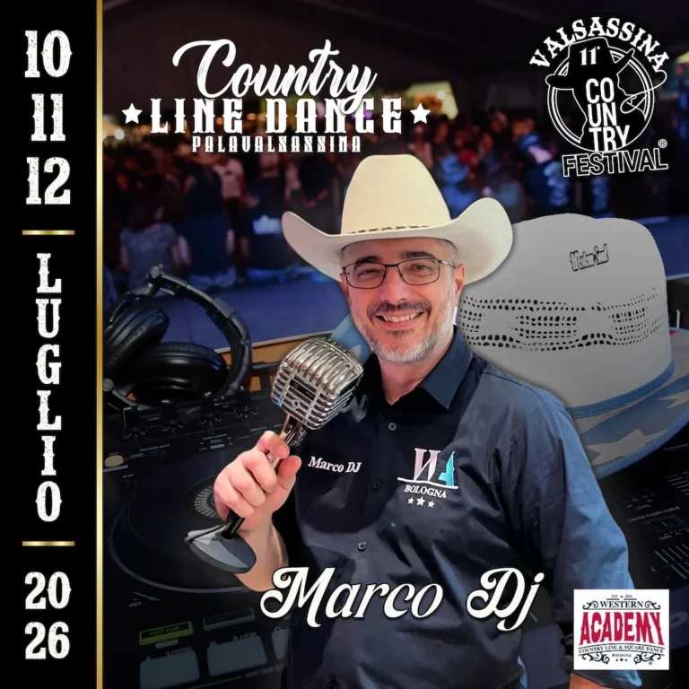 Valsassina Country Festival 2026 Country Line Dance Dj Marco