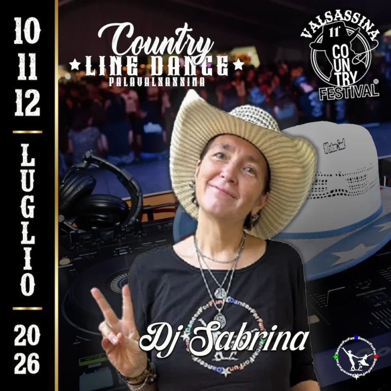 Valsassina Country Festival 2026 Country Line Dance Dj Sabrina