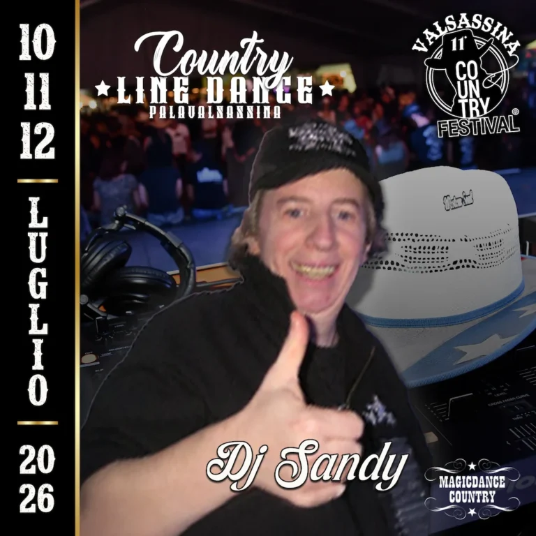 Valsassina Country Festival 2026 Country Line Dance Dj Sandy