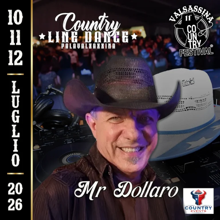 Valsassina Country Festival 2026 Country Line Dance Mr Dollaro