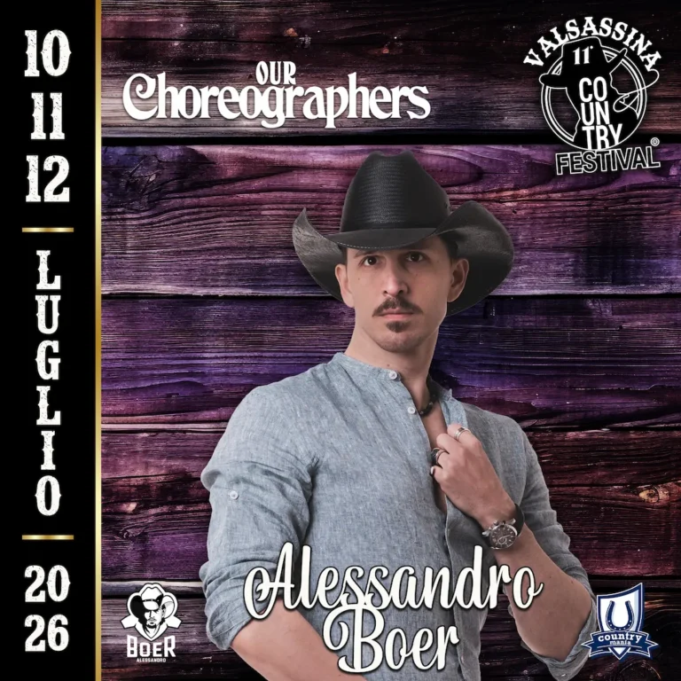 Valsassina Country Festival 2026 Coreografi Ale Boer