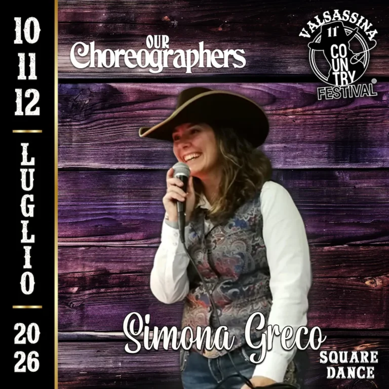 Valsassina Country Festival 2026 Coreografi Simona Greco